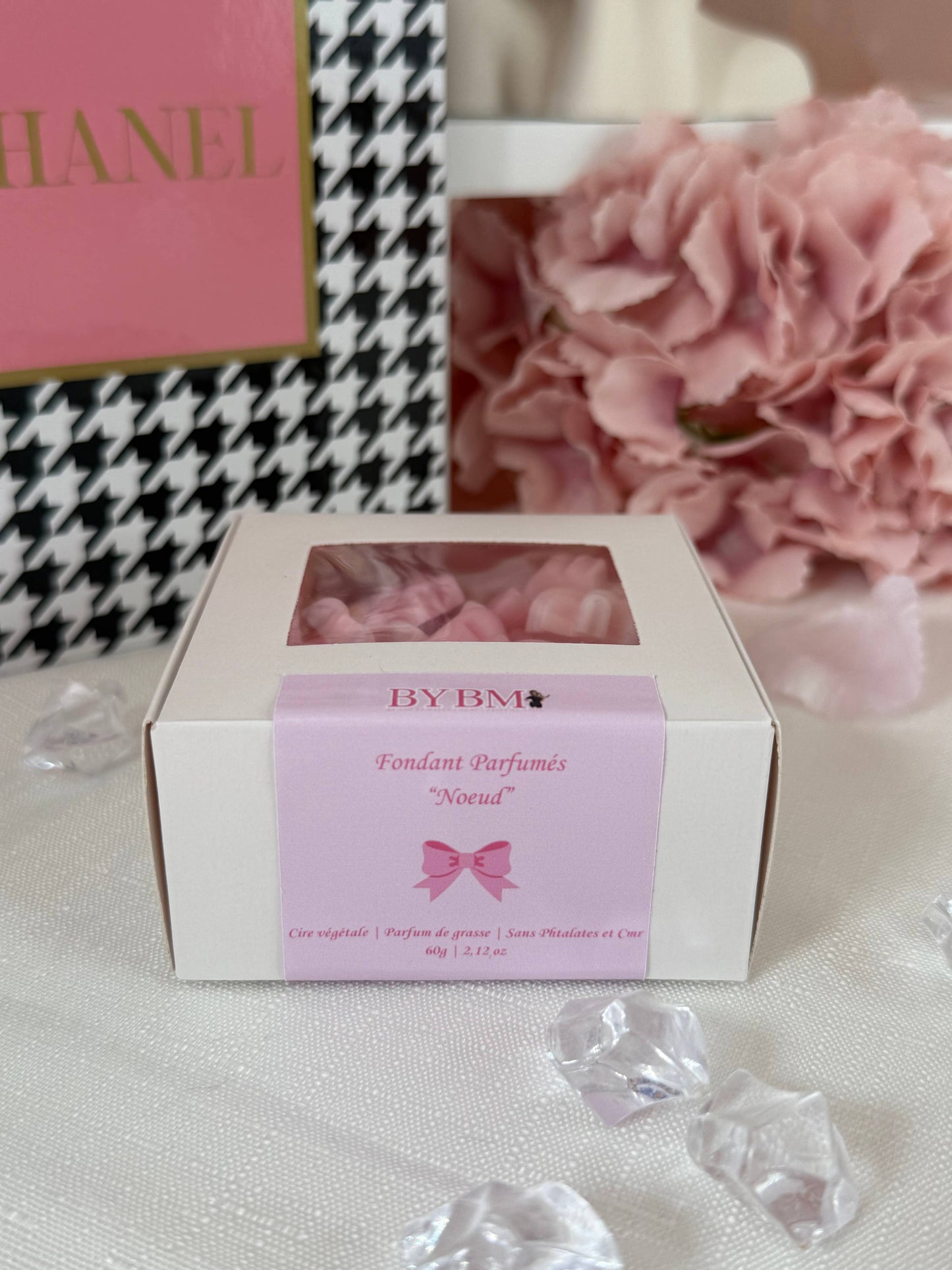 Fondants Parfumés en Forme de Nœud (60g): Framboise