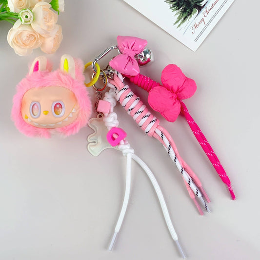Porte-clés en peluche mignon Labubu, best-seller pour filles – Charm de sac: 17