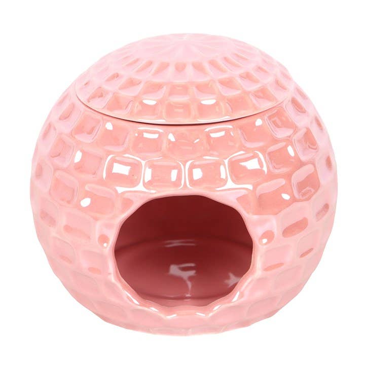 Brûleur d'huile boule disco rose